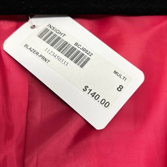 Insight Multicolor Animal Print Blazer - Picture 8 of 10